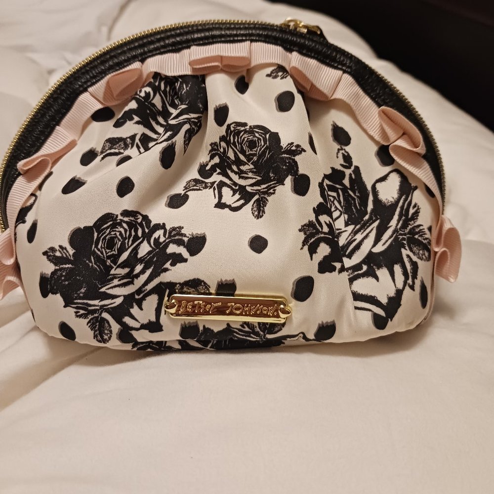 Betsy Johnson makeup bag